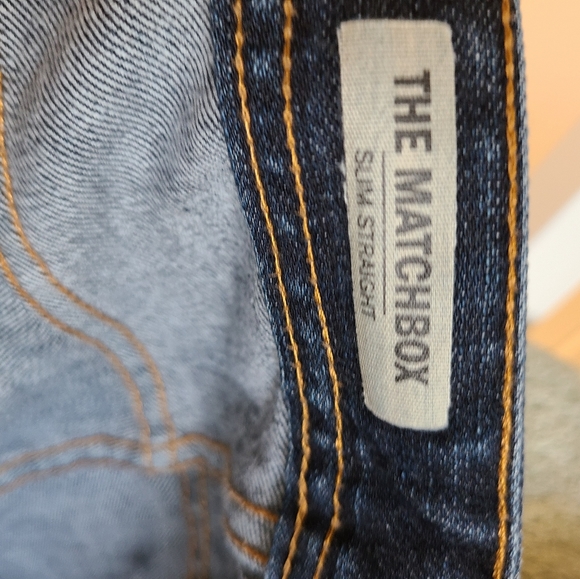 Adriano Goldschmeid  Matchbox slim straight jeans 33W 31L - Picture 8 of 9